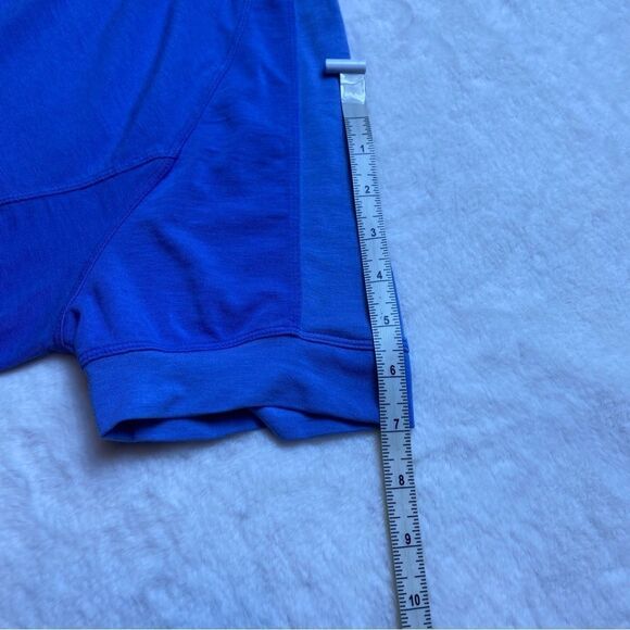 Luna For Women Athletes Blue Tone 1/2 Zip Silk Wool Blend Cycling Top Size XL - Picture 9 of 9